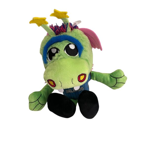 NBA Orlando Magic Stuff the Magic Dragon Plush Toy 7" Basketball Bleacher - Picture 1 of 7